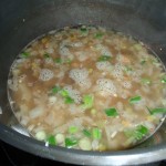 simmering away