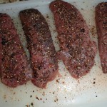 Venison ready for the grill