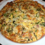 Kale, Bacon, White Cheddar Crustless Quiche