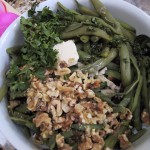 Green Beans with Shitakes and Walnuts