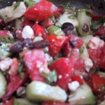 Tomato Cucumber Salad with Feta