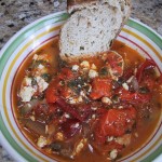 Shrimp with Roasted Tomatoes and Feta