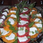 Tomatoes with Fresh Mozzarella and Basil