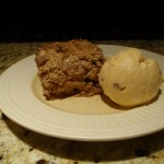 Maple Apple Crisp with  Maple Walnut Topping