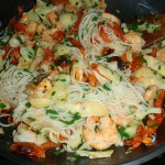 Pasta with Shrimp and Oven-dried Tomatoes