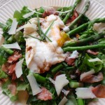 Spring Herb Salad with Asparagus and Egg