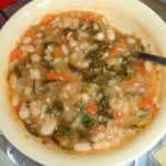 Tuscan Vegetable Bean Soup with Kale and Rice