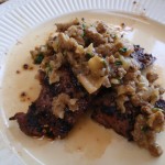 Juniper Berry & Peppercorn Crusted Venison with Morel Sauce